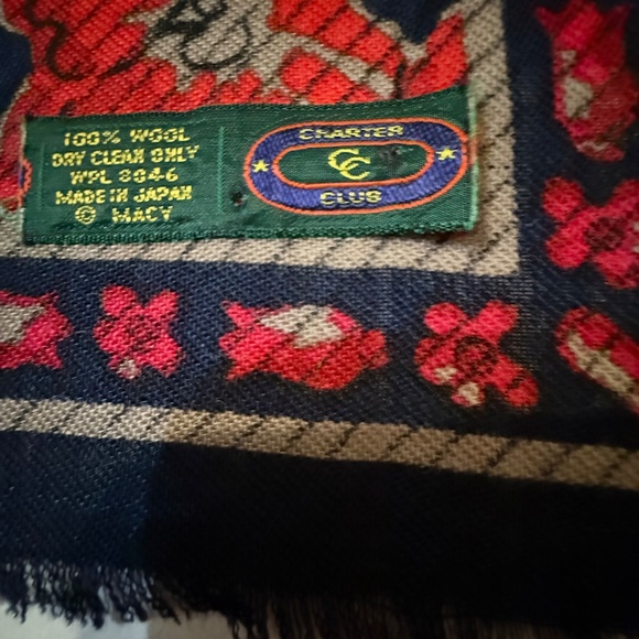 FABULOUS NWOT SCARF 100% WOOL - Picture 3 of 4